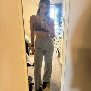 Princess Polly Montana Knit Pants - Grey Marble
